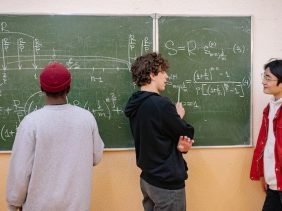 students joining organization on campus